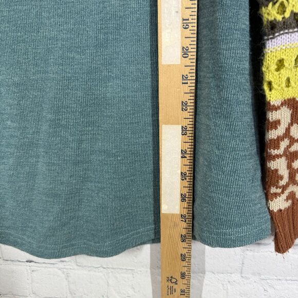 Easel Indiana Dunes Crochet Sweater Womens Large Knit Boho Chic Oversized Casual - Picture 8 of 10